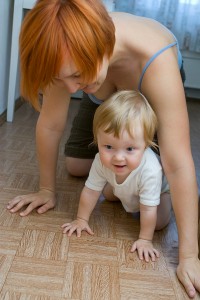 VINYL FLOORS 1 bigstock-mother-and-the-son-creep-on-th-12556958-200x300